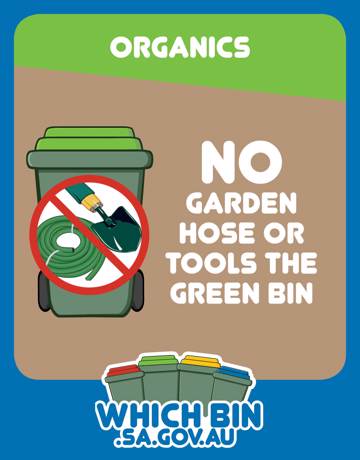 No garden hoses, irrigation pipe or garden tools please