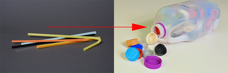 How to recycle plastic straws