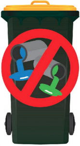 No wet paint in Recycling